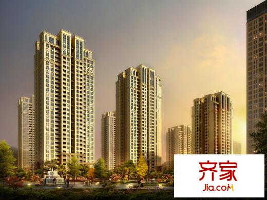 力帆紅星國(guó)際廣場(chǎng)紫郡高層效果圖