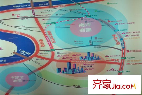 保利觀塘項目區(qū)位圖