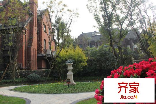 國博城小區(qū)內部實景（2015-10-15）