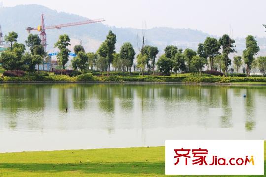 國博城周邊中央公園