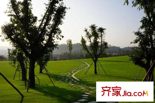 國博城周邊中央公園
