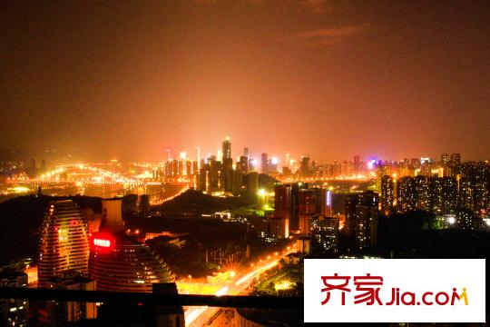 中億陽(yáng)明山水?桃源項(xiàng)目周邊夜景