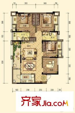 匯祥林里3000三期高層1、2號樓標準層套內(nèi)63平方米戶型 2室2廳1衛(wèi)1廚