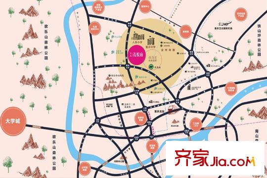 世茂茂悅府高層區(qū)位圖