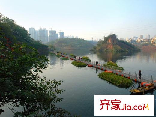 萬科西城項目周邊彩云湖濕地公園