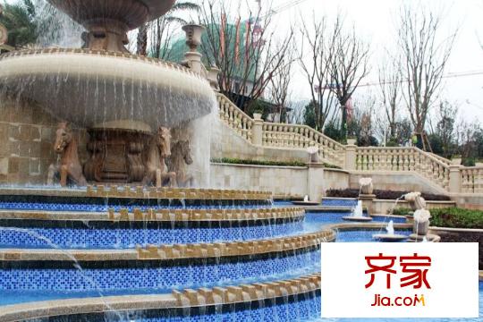 中交錦悅售樓部景觀噴泉（2015.12.10）