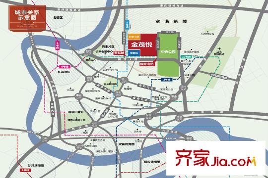 金茂國際生態(tài)新城區(qū)位圖