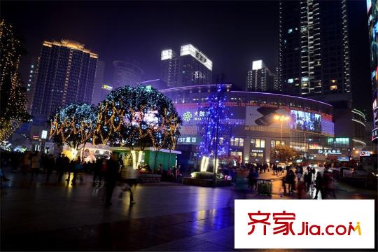 招商錦星匯周邊觀音橋商圈夜景