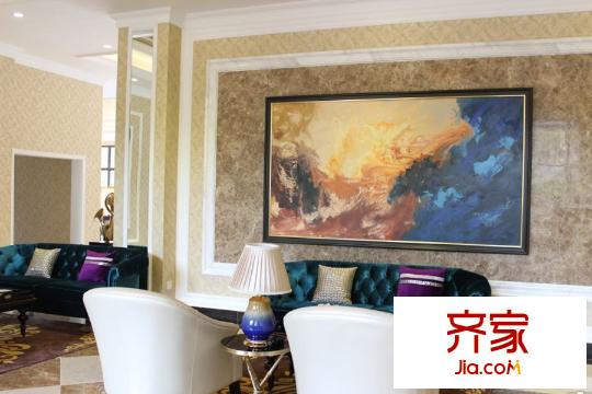 正源福源售樓部洽談區(qū)實(shí)景（2015-7）