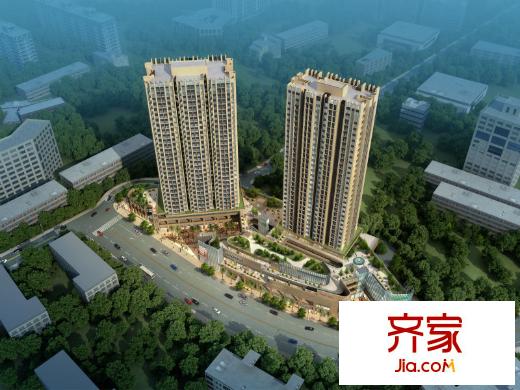 華宇星云匯星領地外立面全景圖
