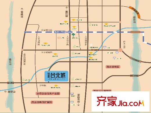 旭陽臺(tái)北城項(xiàng)目區(qū)位圖、