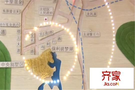 保利茵夢湖一期售樓部區(qū)位圖（2015.11）