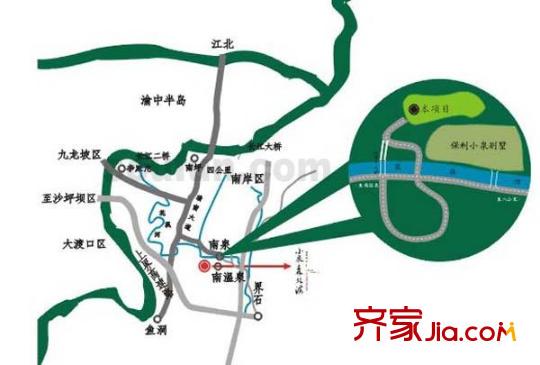 小泉森林海交通圖
