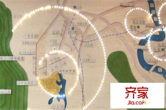 保利茵夢湖一期售樓部區(qū)位圖（2015.11）