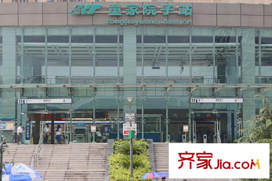 融創(chuàng)御苑配套圖周邊軌道童家院子站