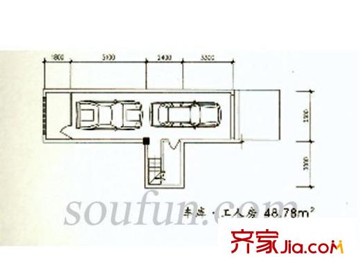 金科中華坊戶型圖戶型圖 1室