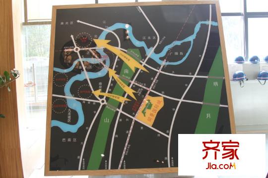 香閣華頌實景圖區(qū)位圖展示(2011.11.10)