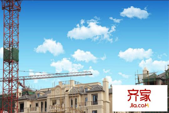 融創(chuàng)竣爵堡1期聯(lián)排別墅工程進度圖