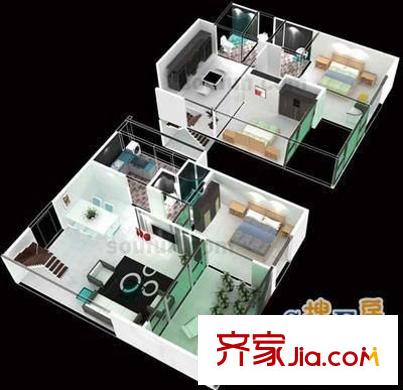 新科國(guó)際廣場(chǎng) 4室 戶型圖