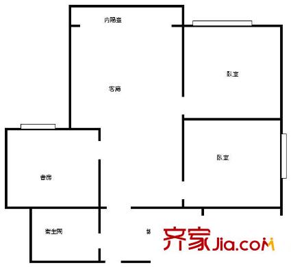 中山四路小區(qū) 3室 戶型圖