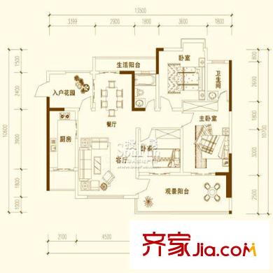 圣湖天域二期-戶型