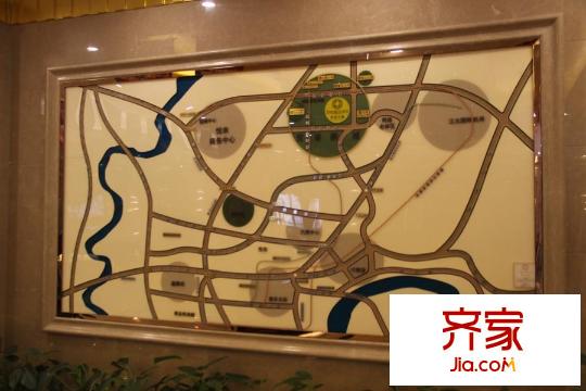 居易天城區(qū)位圖實(shí)景（2015.3.25）