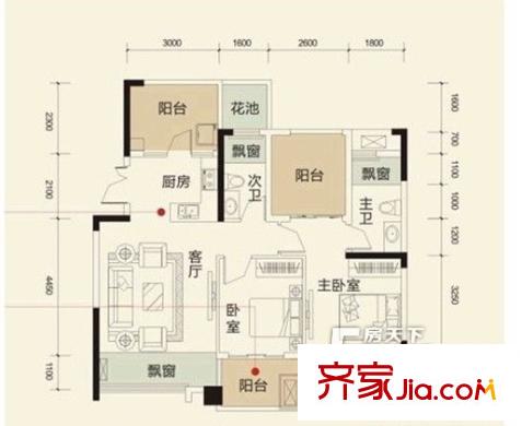 自然大地 戶型圖