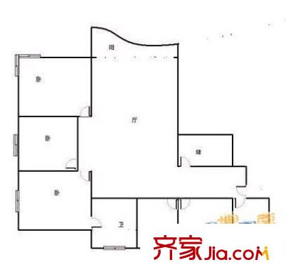 金禾麗都 4室 戶型圖