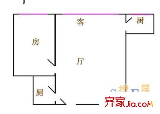 下回水溝小區(qū)戶型圖戶型圖8 1室1廳1衛(wèi)1廚