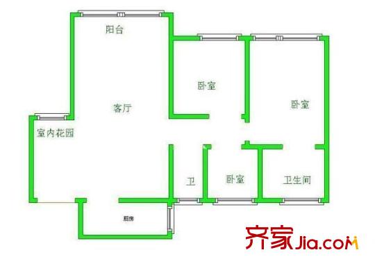 圣泉花園 戶型圖