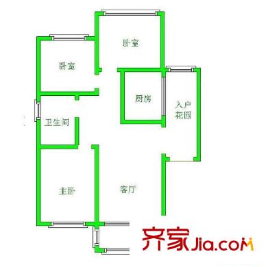 圣泉花園 戶型圖