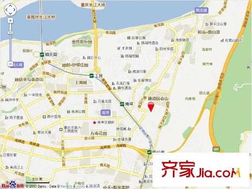 明發(fā)江南香郡交通圖 