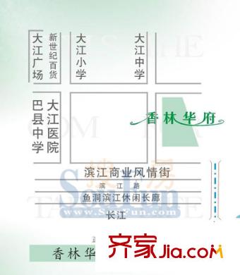 香林華府交通圖