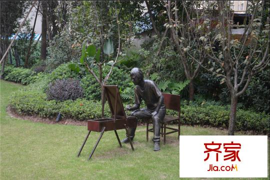貝蒙天地錦軒項(xiàng)目小區(qū)內(nèi)部（2015.5.18）