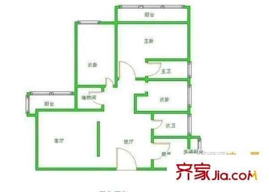 楓林秀水 戶型圖
