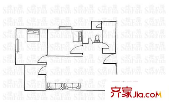 云立家天下 2室 戶型圖