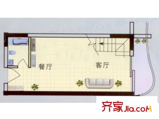 驕陽(yáng)天際戶(hù)型圖戶(hù)型圖4 1室1廳2衛(wèi)1廚