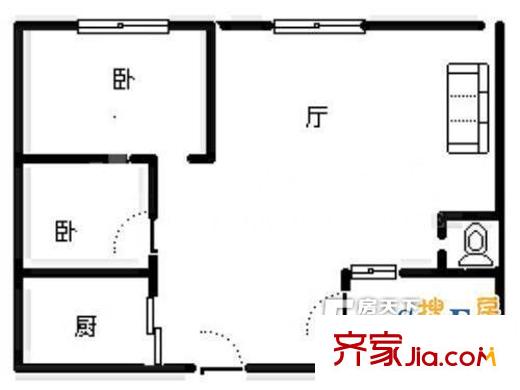 驕陽(yáng)天際  3室 戶(hù)型圖
