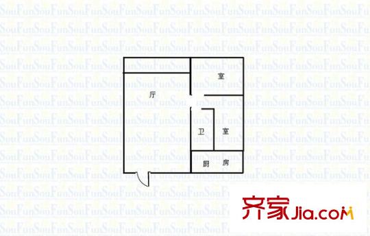 典雅森林花園 2室 戶型圖