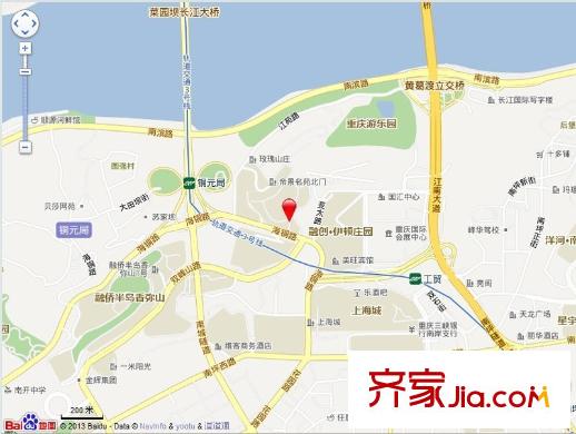 帝景名苑交通圖