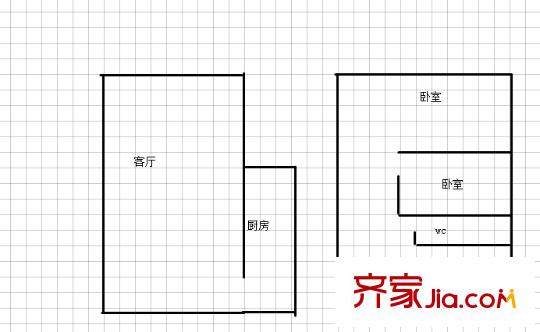 協(xié)信天驕名城二期 2室 戶型圖