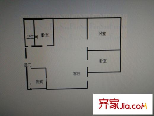劉家崗 3室 戶型圖