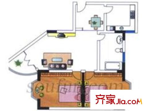 金色港灣戶型圖戶型圖2室 2室2廳