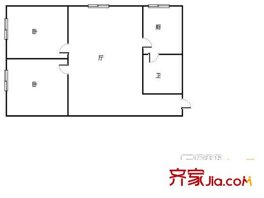 萬(wàn)吉廣場(chǎng) 2室 戶(hù)型圖