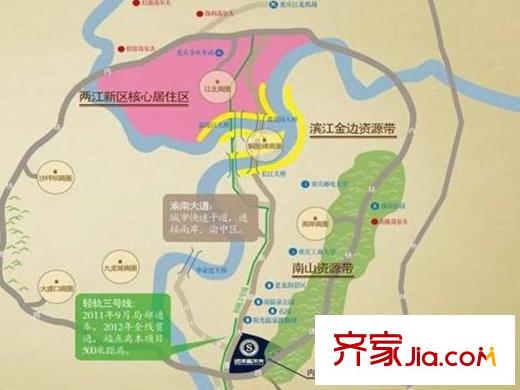 遠(yuǎn)洋高爾夫國(guó)際社區(qū)果嶺洋樓交通圖