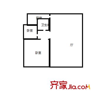 和諧苑 2室 戶型圖