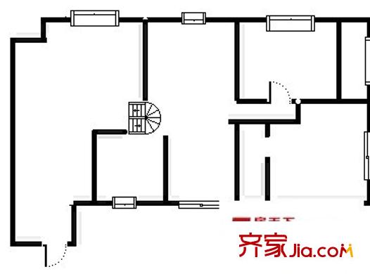 奧林嬌子 3室 戶型圖