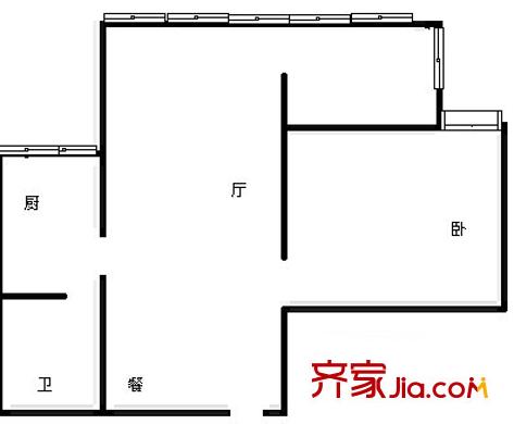 馨蒂麗苑 2室 戶型圖