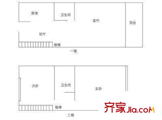 圍城國(guó)際公寓 3室 戶(hù)型圖