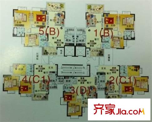 理工雅苑 戶型圖